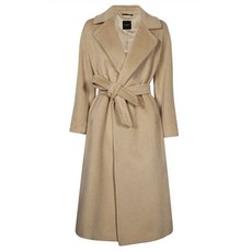 MAX MARA 23FW TEMPERA 벨티드 울 코트 카멜 2350161233 002