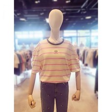 써스데이아일랜드 볼륨소매 스트라이프 티셔츠(T234MTS232W) 백화점 아울렛 (3692560)