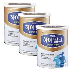 일동후디스 하이밀크 포뮬라600gx3캔 성인용 분유(어른 노인 실버 영양분유)