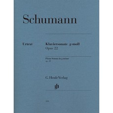 Schumann - Piano Sonata g minor op. 22 슈만 - 피아노 소나타 2번 G단조 Henle 헨레 - 조지젠슨슈혼