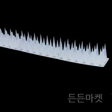 비둘기 조류 퇴치 베란다 창턱 벽 가시 펜스 고양이 동물 격리보호, 투명 12개(5m), 1개