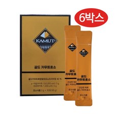 KAMUT 골드 카무트 효소 30포 소화 곡물발효 카뮤트, 90g, 6개