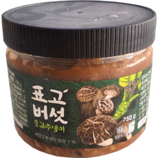 청비 표고 톡톡톡 생와사비 (표고 버섯 생와사비), 750g, 3개