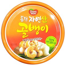 동원자연산골뱅이 미니 골뱅이 소형 통조림 140g 1인분, 1개