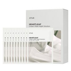 아누아 어성초 피부진정 보습 장벽강화 나이트 솔루션 크림 시트 마스크팩 25ml