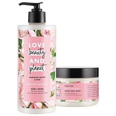 Love Beauty And Planet -바디 워시 및 스크럽 16oz 9oz, 1매입