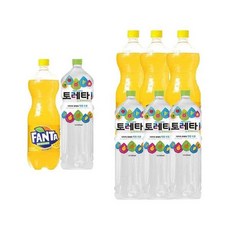 토레타 1.5L 3개+ 환타 파인애플 1.5L 3개, 6개, 0.5L