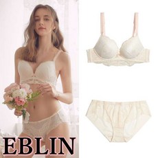 [현대백화점]에블린 로맨틱홀릭 브라+헴팬티 세트(EBBRA1221R) 2COLOR