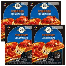 [제일제당] [CJ] 고메 디트로이트 미트 피자*4판, 4개, 320g
