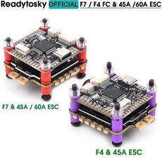 FPV 프레임 드론용 비행 제어 스택 F7 F722 / F4 F405 3-6S 45A 60A 4IN1 ESC 스택 Mark4 APEX XL 5 인치 7 인치 8 인