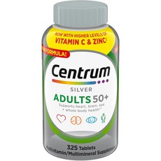 센트룸 Silver Adults 50+ Multivitamin 타블렛, 1개, 325정