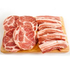 [KT알파쇼핑][맛군]스페인 듀록100% 대용량 목살 1kg(두께1.5cm내외), 1kg, 1개