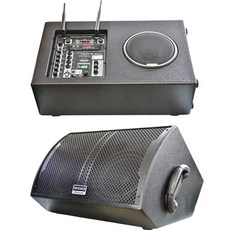 포터블 중전식 앰프스피커 전문가용 DY-103W [800] 150W 8"우퍼 국산 버스킹 강연 색소폰 연주용 900메가 무선마이크 2개 - STM, 핸드용+색소폰용