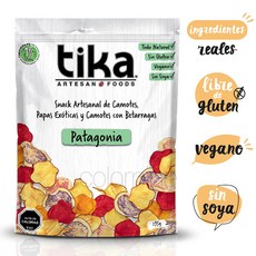 티카 칩스 파타고니아 135g /저염 간식 스낵 수입 야채칩 채소칩 고구마칩 감자칩 칠레, 1개