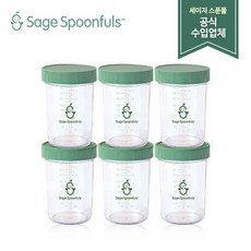 [세이지스푼풀]NEW 유리 240ml 3P 2개 세트/이유식기/이유식준비물, 1개입, 6개