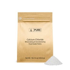 Pure Original Ingredients Calcium Chloride (1 lb) Food Safe For Wine Making Home Brew & Cheese Ma, 1개, 453.59g, 16 - 구아클로라이드