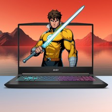 MSI 2024 스워드 GF66 라이젠7 라이젠 8000 시리즈 지포스 RTX4060, 블랙, 2TB, 64GB, WIN11 Home, Sword GF66 A AI B8VF-R7 (405)