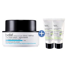 빌리프 아쿠아 밤 50ml + 클렌징폼 30ml 2개_BL, 상세페이지 참조