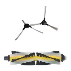 호환 Blaupunkt Bluebot XEASY 로봇 진공 청소기 부품한 롤러 강모 브러시 메인 교체, 하나, 보여진 바와 같이, 1개