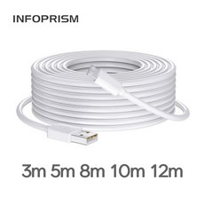INFOPRISM / 마이크로 5핀 USB 고속 충전 케이블 3m 5m 8m 10m 12m 롱케이블 긴케이블, 1개