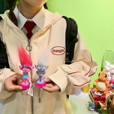 REDWIZ [현물] 슈가글 자작 솔리드 루즈핏 스쿨 소녀캐주얼 점퍼 JK 후드가디건 한동