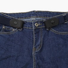 단추없는 바지 노버클벨트 청바지 버클 캐주얼허리띠 99890EA