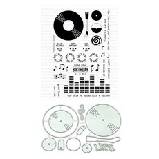 음악CD 메탈컷팅 다이스컷팅 DIY 스크랩북용 스텐실 사진앨범 종이카드 공예 장식 엠보싱