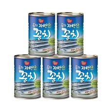 동원 꽁치 통조림, 300g, 5개