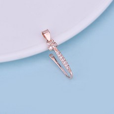 S925 액세서리 DIY 부품 옥패 일한 심플 거꾸로걸다 침식 펜던트
