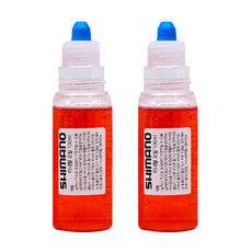 시마노 정품 유압식 디스크 브레이크 블리딩 미네랄 오일, 미네랄 오일 100ml x 2개