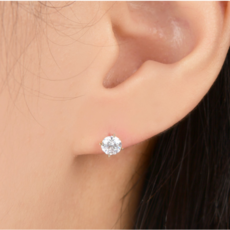 [당일발송] 미니골드 김천점 14K 클라라 라운드 5mm 귀걸이 ETRM4319