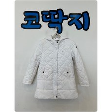 아087 타미힐피거정품 집업 퀼팅 롱 패딩 자켓 점퍼 동계 중고구제 코딱지구제