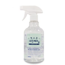 벅스존 크린케어액 500ml 뿌리는 소독제 환경부승인 바이러스살균제거 휴대용 감염병확진자 노래방 PC방수영장, 1개