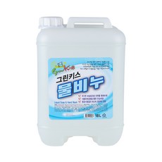 그린키스 물비누 손세정제 핸드워시 18L 대용량 리필