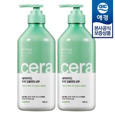 더마앤모어 더마앤모어 샴푸/린스 600ml x2개, 세라마이드 샴푸