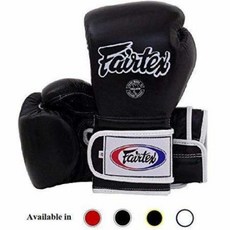 Fairtex Muay Thai Boxing Gloves BGV9 - Heavy Hitter Mexican Style - Minor Change Black Marina Blue 12 14 16 oz Training