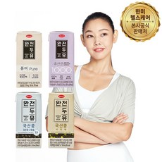 한미 완전두유 국산콩 인기제품 4종 패키지 190ml 32팩