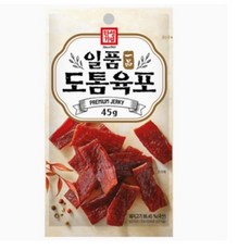 한성 쇠고기 육포 45gx10봉지 무료배송/실온 국산 소고기 간식 야식 혼술 맥주안주 편의점 매점 휴게소 캠핑 여행, 45g, 30개