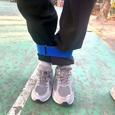2인3각 릴레이 체육대회 야유회 달리기 찍찍이 밴드 야외단체게임, 레드, 빨강