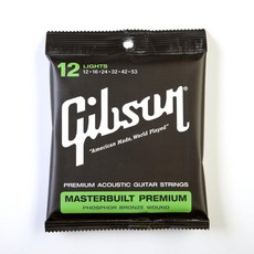 Gibson SAG-MB12 어쿠스틱 기타현 Masterbuilt Premium 라이트 게이지 012-053 (기브슨)
