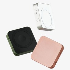 모노트 고속충전 메탈 3in1 맥세이프 보조배터리 5000mAh MPB301, 실버(silver)