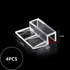 다기능 수족관 격리 분리기 어항 그리드 트레이 보드 액세서리 네트 바닥 플레이트 언더 자갈 1PC, Bracket 12mm (4PCS)