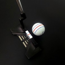 골프 퍼터 삼선스티커 일자 원형 에이밍 트리플 트랙스 퍼팅 라인스티커 5매입, 삼선 스티커 5매입