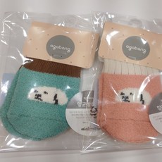 아가방 배색골지수면양말01N776018
