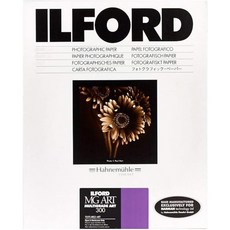 Ilford MG Art 300 5x7 50 매 FB 흑백 용지, 단일상품