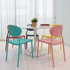 지엠퍼니처 포니오 X 인테리어 디자인 포인트체어 카페 화장대 식탁 의자, 포니오 민트그린, 1개