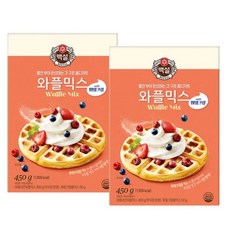 백설 와플믹스, 450g, 2개