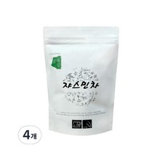 산해랑 중국 명차 자스민차 향긋한 꽃향 80g 4개
