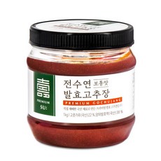 국산 전수연 발효 고추장 순한맛/보통맛 1kg 안매운, 1개, 매운맛