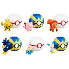 마텔 포켓몬 몬스터 블록 피규어 12개 세트, 1개